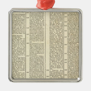 Geschichte der Wahlhäuser von Deutschland Silbernes Ornament