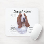 Geschichte des Basset-Hounds; alles über Basset-Hu Mousepad (Mit Mouse)
