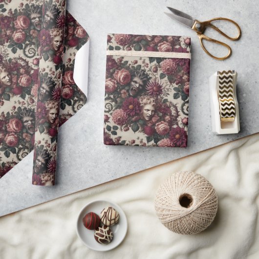 Geschichte des Blutes – Gothic Victorian Geschenkpapier (Kunsthandwerk)