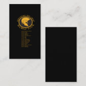 Geschichte des klassischen Altertums - Alexander Visitenkarte (Vorne/Hinten)