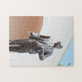 Geschichte des Lenin-Monuments Puzzle (Horizontal)