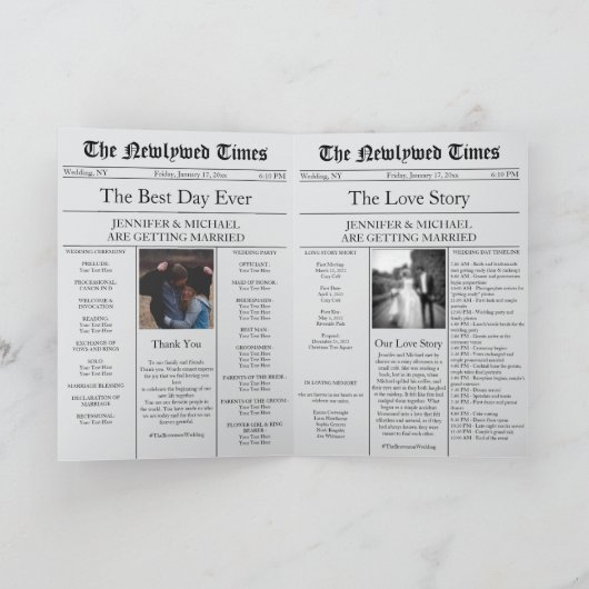 Geschichte des Programms "Graue Zeitung" Einladung (Innenseite)