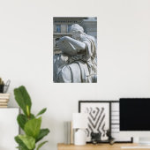 Geschichte des Schillerdenkmals in Berlin Poster (Heimbüro)