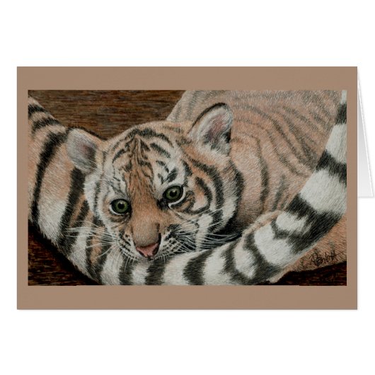 "Geschichte des Schwanzes" - Tiger-Cub-Karte (Vorderseite (Horizontal))