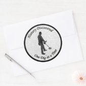 Geschichte Entdeckt YouTube-Kanal-Designaufkleber Runder Aufkleber (Umschlag)