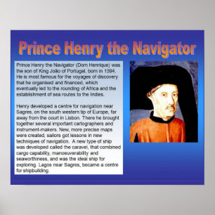 Geschichte, Erkundung, Prinz Henry der Navigator Poster