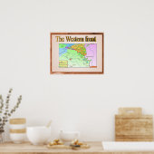 Geschichte, Erster Weltkrieg, Western, Karte Poster (Küche)