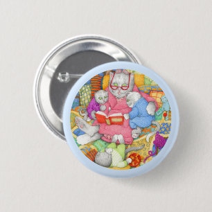 GESCHICHTE FÜR DIE SCHLAFENSZEIT Runde Taste - Bla Button