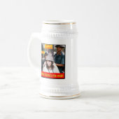 GESCHICHTE FÜR JUNGE AMERIKANER BIERGLAS (Vorderseite Links)