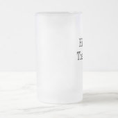 Geschichte ist die Antwort Mattglas Bierglas (Mittel)