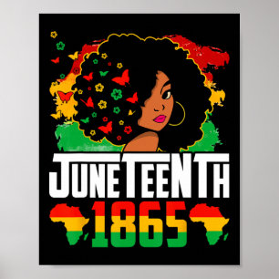 Geschichte Juneteentchen ist mein Unabhängigkeitst Poster