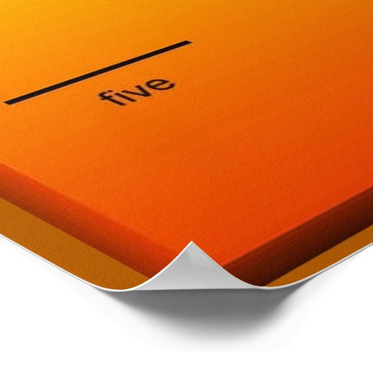 Geschichte, Maya, Zahlensystem Poster (Ecke)