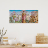 Geschichte, Mosaik von Frederick Dielman Poster (Küche)