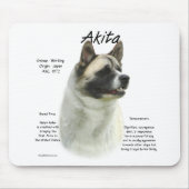 Geschichte Pinto Akita Mousepad (Vorne)