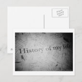 Geschichte Postkarte (Vorne/Hinten)