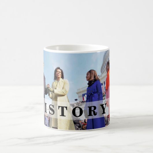 GESCHICHTE: Präsident Obama feiert Feierlichkeit Kaffeetasse (Mittel)