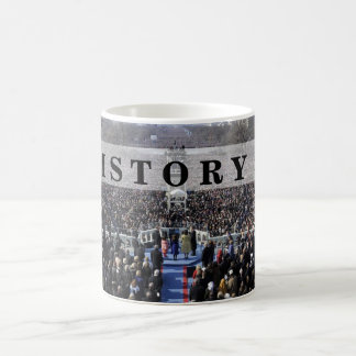 GESCHICHTE: Präsident Obama Inauguration Kaffeetasse