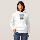 Geschichte steht für große Graustufen Hoodie (Vorne ganz)