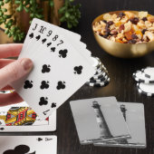 Geschichte steht für große Graustufen Spielkarten (In Situ)