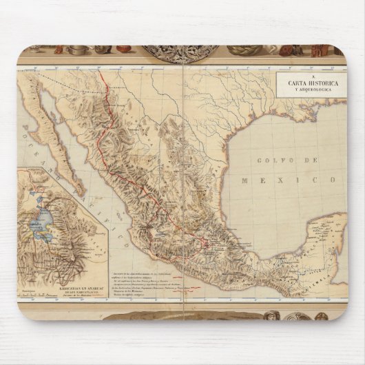 Geschichte und Architektur Mexikos Mousepad (Vorne)