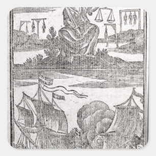 Geschichte und Leben aller Berühmtesten Quadratischer Aufkleber