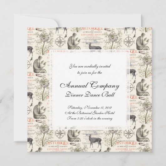 Geschichte und Wissenschaft - Wissenssuche Einladung (Vorderseite)