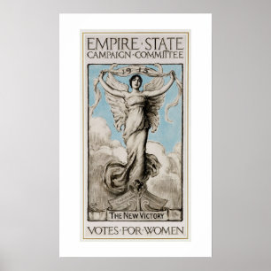 Geschichte-US-Feminismus 1915 Stimmen für Frauen Poster
