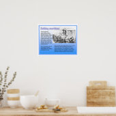 Geschichte, Viktorianer, Bademaschinen Poster (Küche)