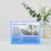 Geschichte, Viktorianisch, Bademaschinen Postkarte (Stehend Vorderseite)
