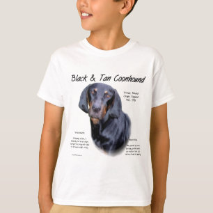 Geschichte von Black und Tan Coonhound T-Shirt
