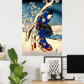 Geschichte von Genji 1853 Links Poster (Heimbüro)