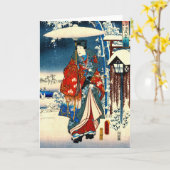 Geschichte von Genji 1853 Recht Karte (Gelbe Blume)