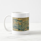 Geschichte von Genji durch Ando, Hiroshige Kaffeetasse (Links)