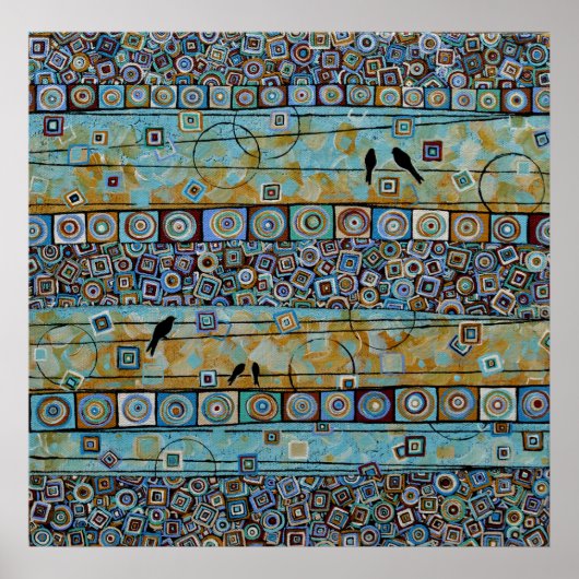 Geschichte von zwei Städten - Vogel auf einem Wire Poster (Vorne)