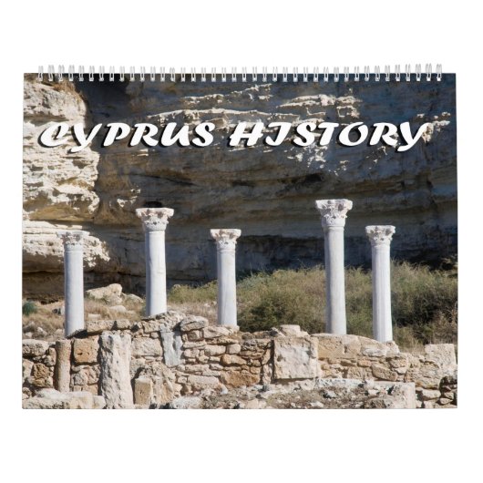 Geschichte Zyperns Kalender (Rückseite)