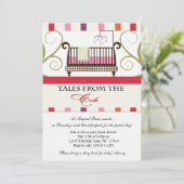 Geschichten aus dem Crib Storybook Einladung (Stehend Vorderseite)