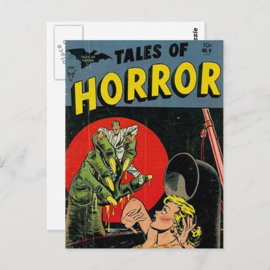 Geschichten aus Horror Comic Postkarte (Vorne/Hinten)