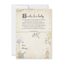 Geschichten-Buch-Babyparty-Buch-Platten-Karte