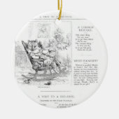 Geschichten-Buch-Bienen-Verzierung Keramik Ornament (Vorne)