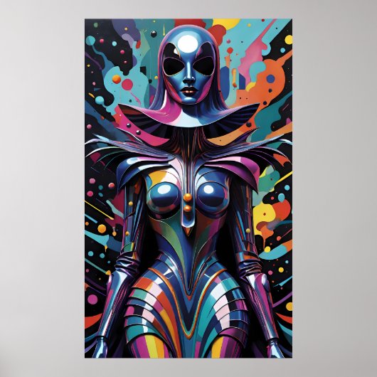 Geschichten der Cyborg Nun - Ken Gage Art Poster (Vorne)