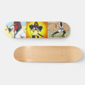 Geschichten des Samurai-Huhn-Skateboards Skateboard (Horizontal)