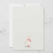 Geschichten Duck Baby Shower Beatrix Potter Einladung (Rückseite)
