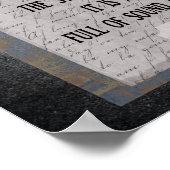 Geschichten, erzählt von Idiot — Art Print — Shake Poster (Ecke)