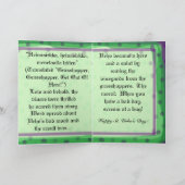 Geschichten-Gruß-Karte St. Urho fertigen es Karte (Innenseite)