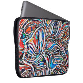 Geschichten kaputt. Unity of Stached Glass Serie. Laptopschutzhülle (Vorne Rechts)