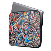 Geschichten kaputt. Unity of Stached Glass Serie. Laptopschutzhülle (Vorderseite Links)