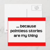 Geschichten Postkarte (Vorne/Hinten)