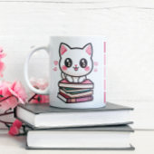 Geschichten und Schwänze machen meinen Tag - Katze Tasse