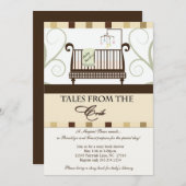 Geschichten von Crib Storybook Showeinladung Einladung (Vorne/Hinten)