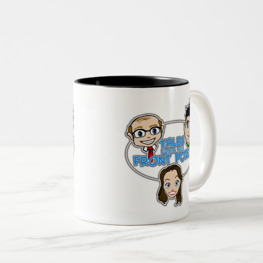 Geschichten von der vorderes Portal-Kaffee-Tasse Zweifarbige Tasse (VorderseiteRechts)